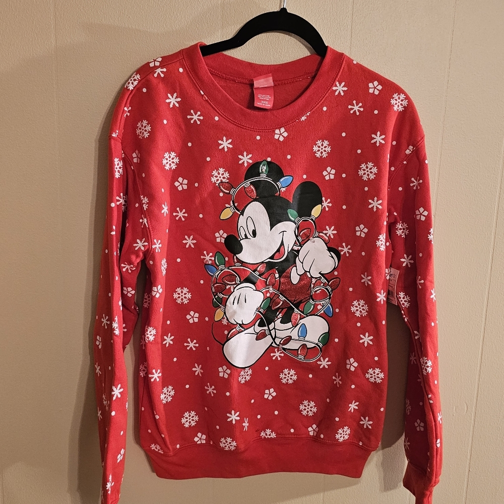 Disney Mickey Oversized Light Up Christmas Sweater
